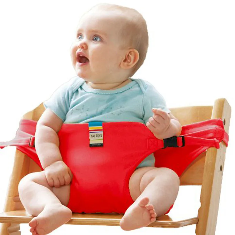Переносное детское кресло сиденья обеденный стул ремень безопасности стрейч Обёрточная бумага стульчик для кормления жгут детское