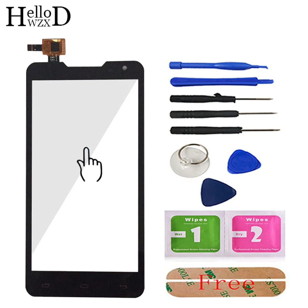 

5.0 Smartphone Touch Glass For Prestigio MultiPhone Duo PAP 5044 PAP5044 Front Screen Digitizer Panel Lens Sensor Tools Adhesive