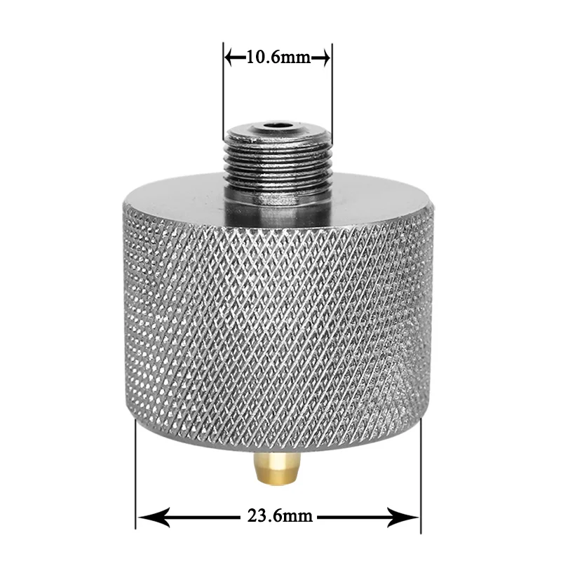7,8 см наружная газовая плита из нержавеющей стали для кемпинга переключение зарядки надувной клапан-адаптер газовый картридж цилиндрический адаптер