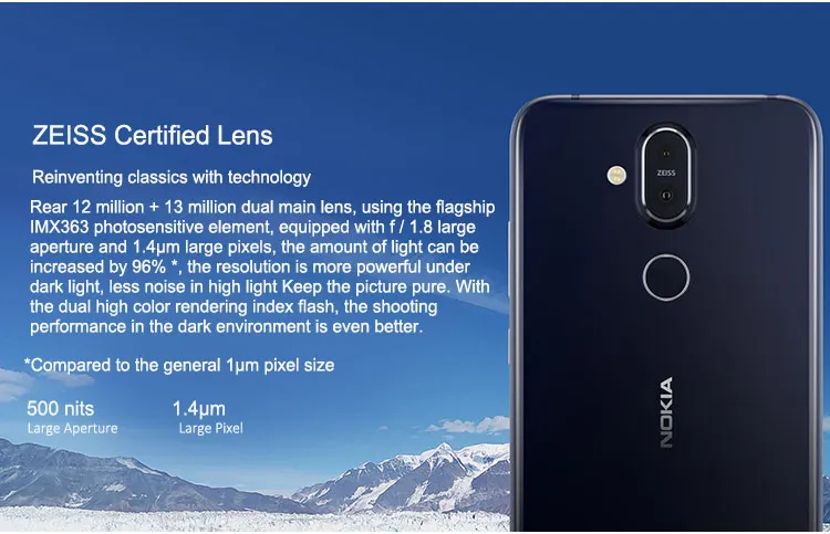 NOKIA X7 TA-1131 6GB RAM 128GB ROM Qualcomm Snapdragon 710 2.2GHz Octa Core 6.18 Inch FHD+ Full Screen Dual Camera Android 8.1 4G LTE Smartphone