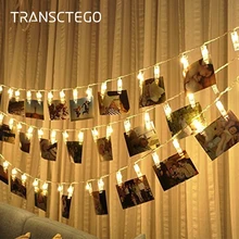 Светодиодный светильник с зажимом для фотосъемки, держатель s, внутренний Сказочный светильник для подвешивания картин, заметок, держатель для фотосъемки, декоративная лампа