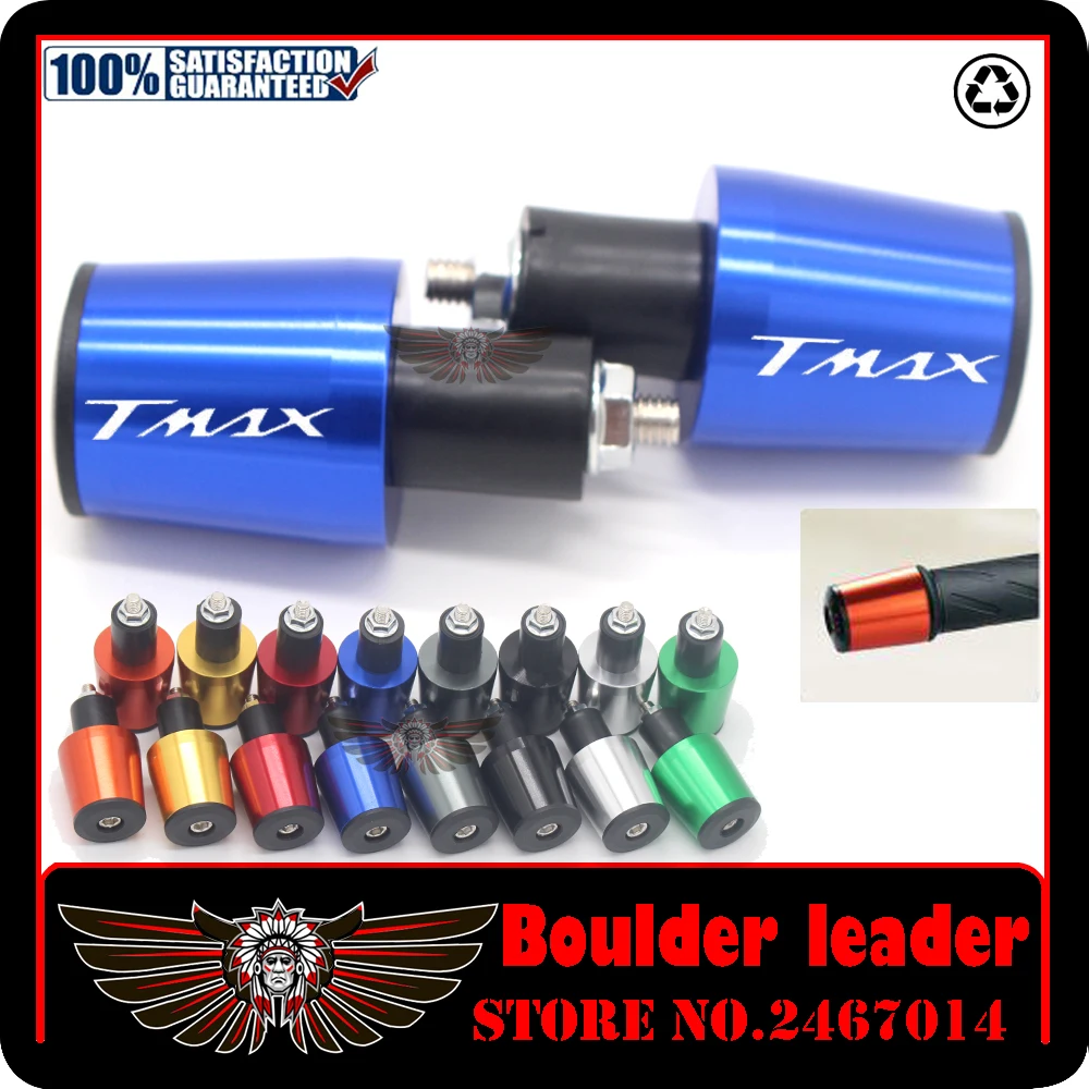 

CNC 22MM Handlebar Grips Handle Bar Cap End Plugs For Tmax T max 530 Tmax500 2012-2015 T-MAX 500/530