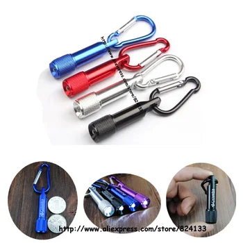

dhl free shipping mini led light keychains,carabiner led torch keychain,500pcs cheap wholesale aluminum small led flashlight