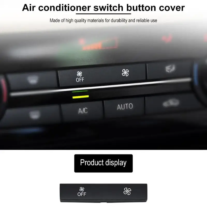 VODOOL автомобиль A/C воздушный переключатель кондиционера, вентилятор, Накладка для кнопки, крышка, автоматический нагреватель, управление изменением климата, ветер, объем воздуха, ключ, крышка для BMW F10 F18