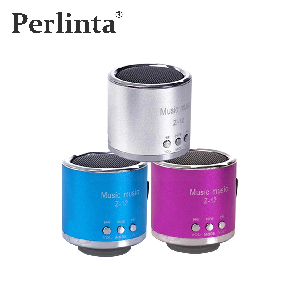 

Perlinta Rechargable Portable Mini Speaker Support TF Card MP3 Music Player