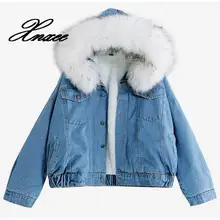women faux fur jean jacket Winter Thick Jean Jacket Faux Fur Collar Fleece Hooded Denim Coat Female Padded Warm Denim Outwea women faux fur jean jacket Winter Thick Jean Jacket Faux Fur Collar Fleece Hooded Denim Coat Female Padded Warm Denim Outwea