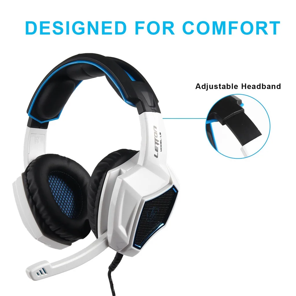 Letton L9 проводные стерео игровые наушники микрофон наушники гарнитура для PS4 проводные наушники игровая гарнитура Музыка
