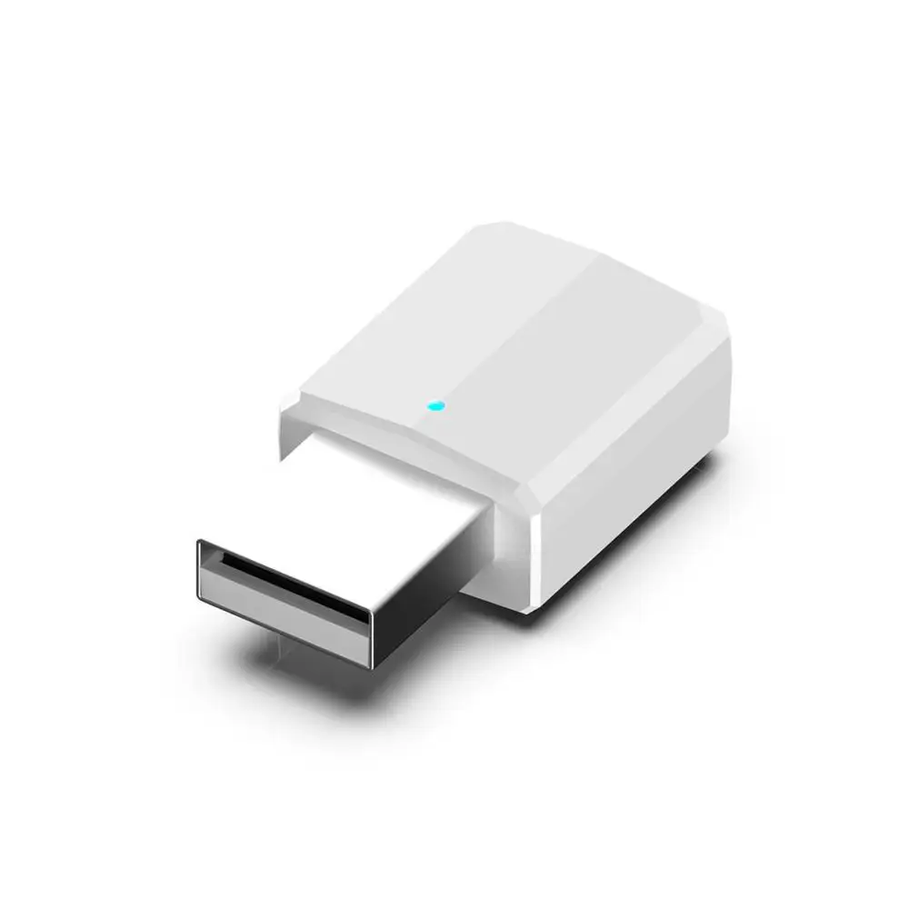Bluetooth аудио передатчик/приемник адаптер 3,5 мм беспроводной Bluetooth 5,0+ EDR USB AUX аудио музыкальный приемник адаптер 40MAY01 - Цвет: Белый