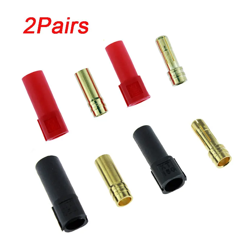 

2pairs XT150 Banana Plug Connector Male Female for 150A Large Current with 6MM Banana Plug connectors