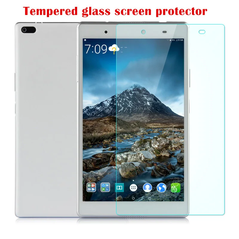 Закаленная Защитная стеклянная пленка для экрана для lenovo Tab 4, 8 TB-8504F TB-8504N TB-8504X Tab 4, 8. 0 дюймов планшет защитный Стекло с уровнем твердости 9H - Цвет: Clear