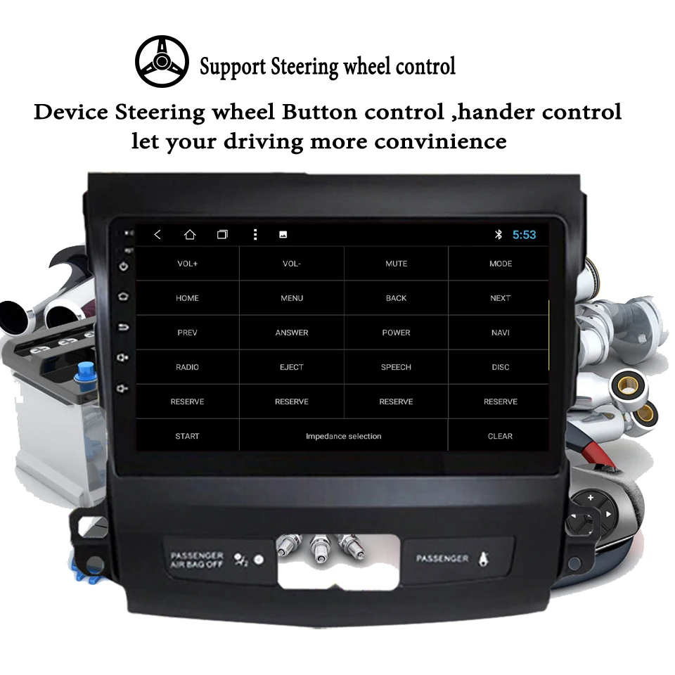 HD 6 + 128G Android 10 0 автомобильный мультимедийный плеер 9 ''Навигация dvd стерео для
