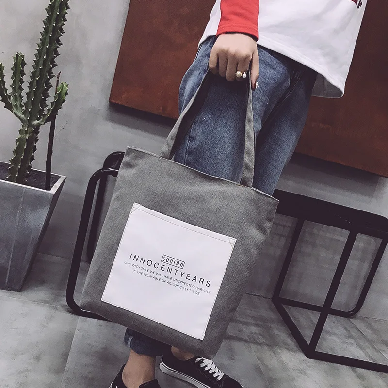 

Women's Thick Canvas Bag Art Retro Fashion Women's Bag Travel Shoulder Messenger Bag Casual Student Trend Solid Color Tote Bag