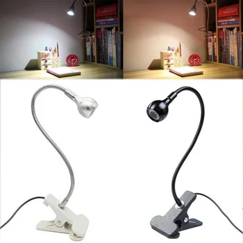 

USB Flexible Table Light Lamp LED Clip Holder Learning Eye Protection Reading Night Desk lamp Light Gift Hose Clamp