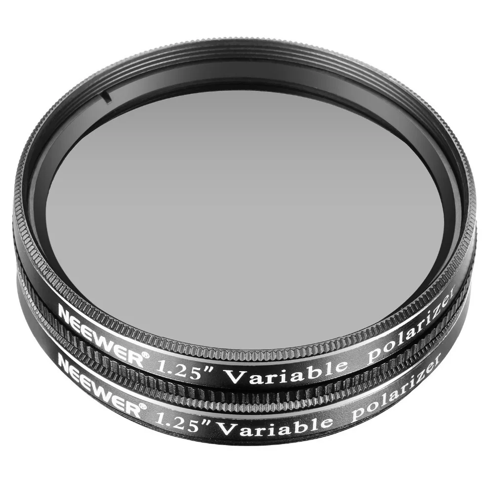 Neewer 1.25 inches 2 Pcs Variable Circular Polarizer CPL Lens Filter