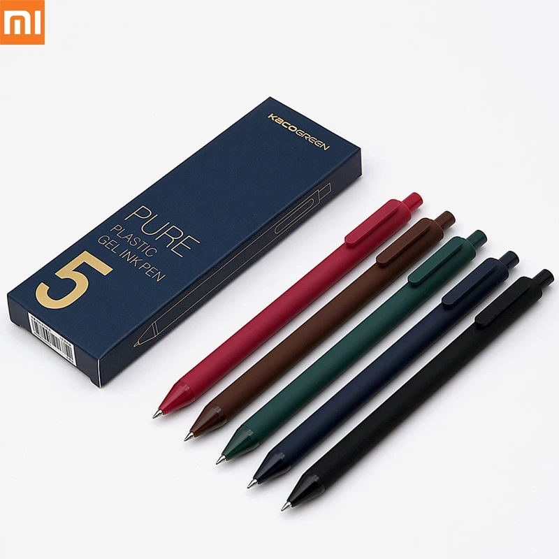 5 шт. Xiaomi KACO 0 мм ролик Mi Письмо P E N Gal чернила плавное письмо долговечное