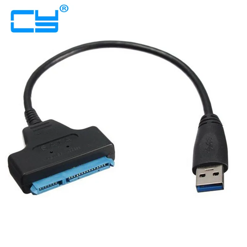 

Super speed 5Gbps USB3.0 USB 3.0 to SATA 22 Pin Adapter Cable 10cm for 2.5" Hard disk driver SSD USB 3.0 to SATA cable adapter