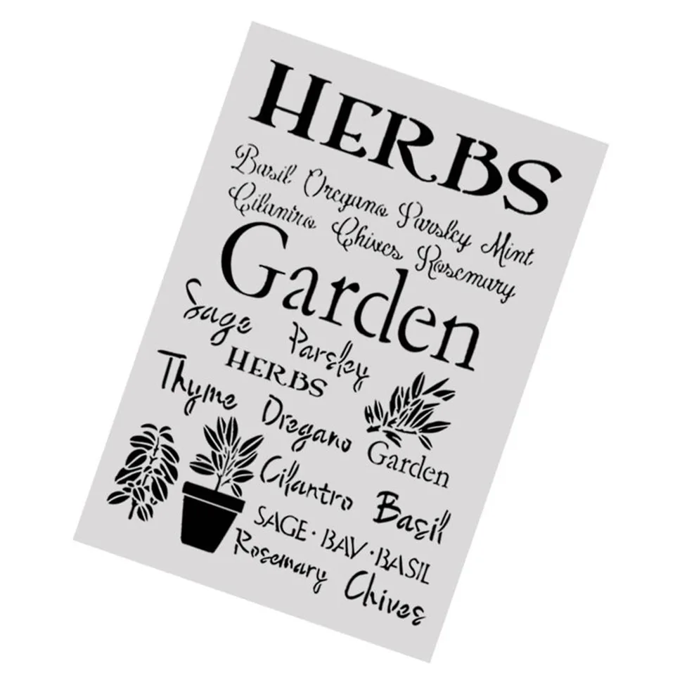 Images Garden Pattern Diy Craft Layering Stencils Hollow Template Stamp le plus cool