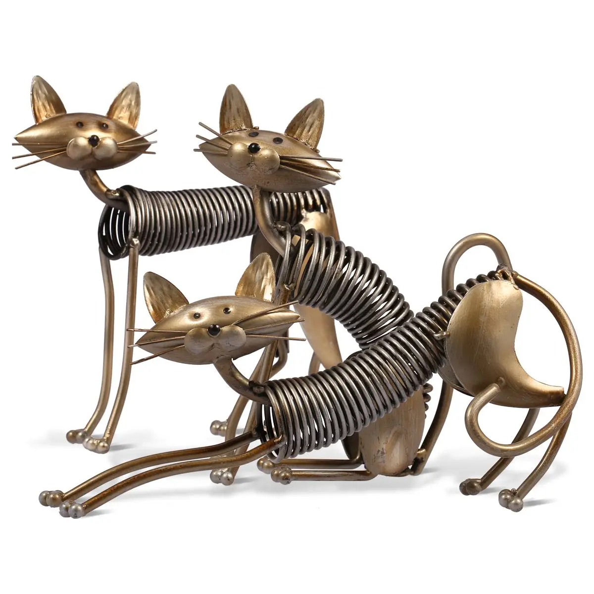 metal cat garden statue