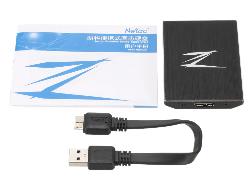 Netac Z1 128 ГБ 256 ГБ 512 ГБ USB 3,0 SSD Внешний жесткий диск HD диск для компьютера твердотельный накопитель