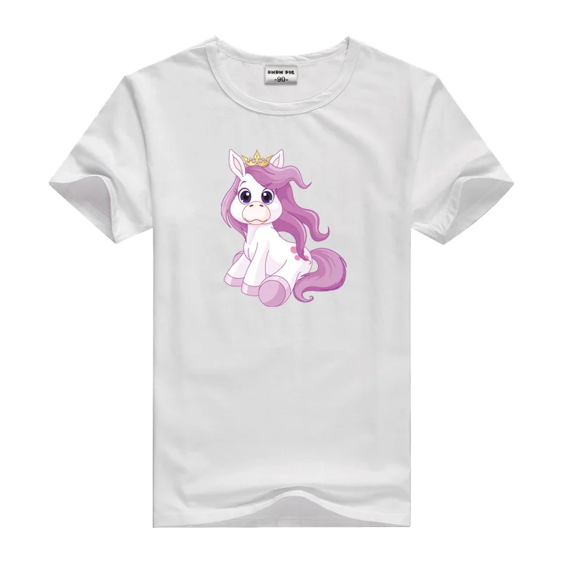 DMDM Pig/Летняя детская футболка для мальчиков; футболки с короткими рукавами для маленьких девочек; хлопковые детские футболки с круглым вырезом; Одежда для мальчиков; От 2 до 5 лет - Цвет: 67-White