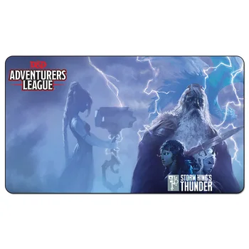 

Magic trading card game Playmat: Adventure Reveal King’s Thunder art playmat 60cm x 35cm (24" x 14") Size