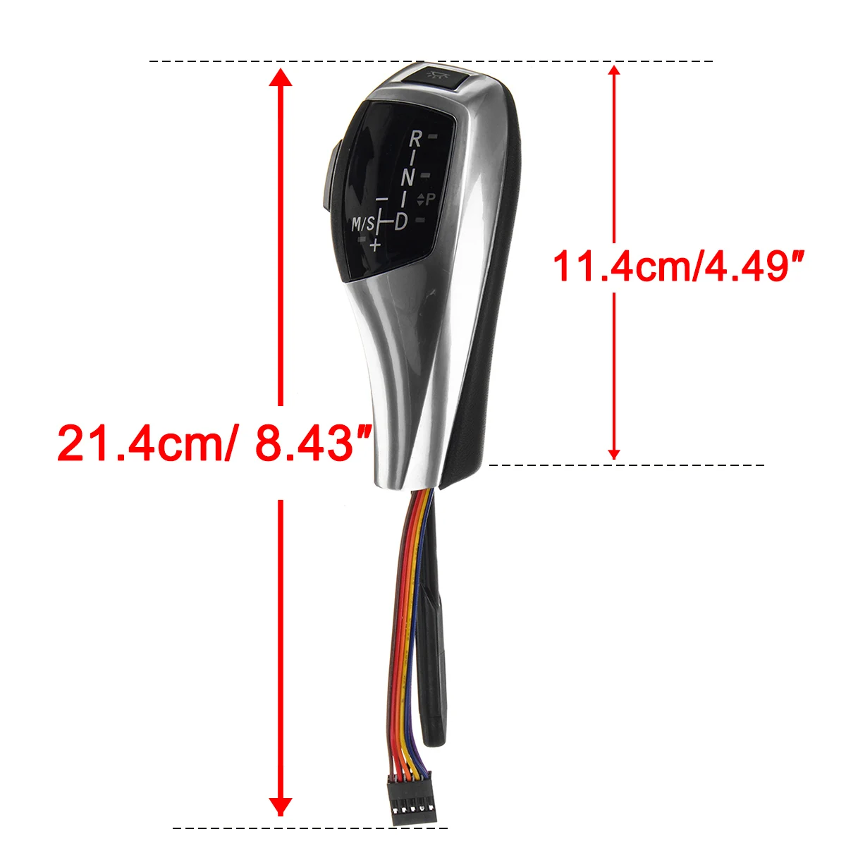  Auto Accessor LED Gear Shift-Knob Shifter Lever For BMW 1 3 5 6 Series E90 E60 E46 4D E39 E53 E81 E - 33056435719