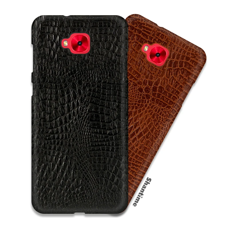 Crocodile Skin PU Leather Case For Asus Zenfone 4 Selfie Pro ZD552KL Phone ZD553KL Business | Мобильные телефоны и
