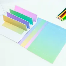 JWHCJ 4 set=(16 sheet letter paper+ 8 pcs envelopes) gradient color Letter pad Set/set writing paper Office&School Supplie