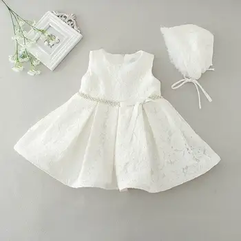 

Retail Newborn Baby Girls Princess Dress Lace First Birthday Wedding Party Dress Toddler Baby Girl Dresses 2088BB