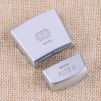 

DWCX Chrome Car Parking Brake P Button Switch Trim Cover ABS Fit For BMW 5 Series F10 F18 2011 2012 2013 2014 2015 2016 2017