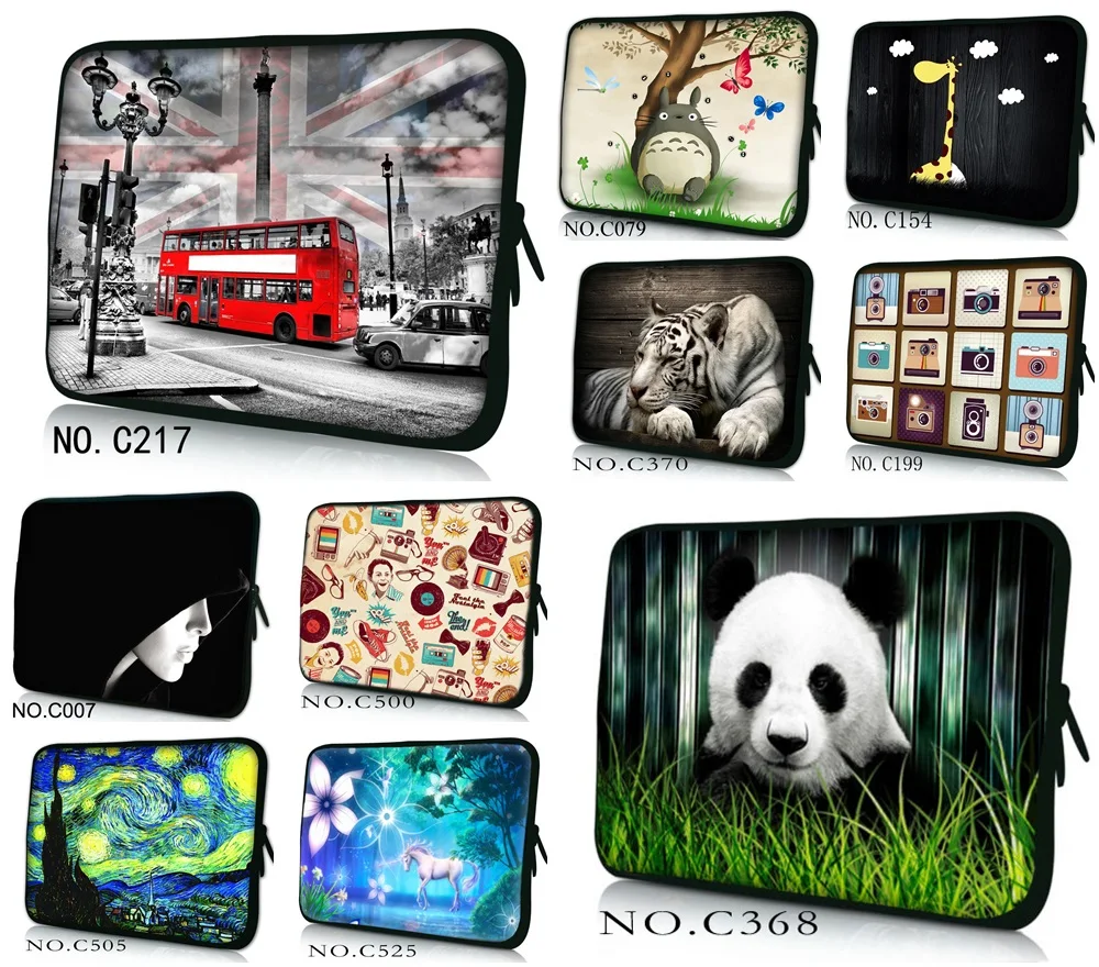 

11.6 / 13 / 15.6 Inch Neoprene Soft Laptop Sleeve Case Notebook Protective Cover For Macbook Pro/Air/Retina Notebook bag