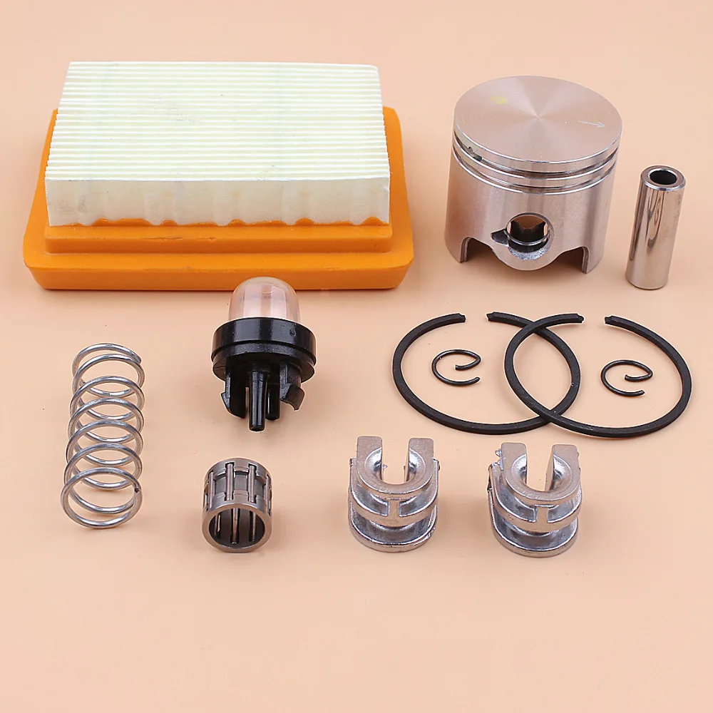 38mm Piston Rings Bearing Air Filter Kit Fit STIHL 020 FS200 FS200R FS202 FS350 FR350 SP200