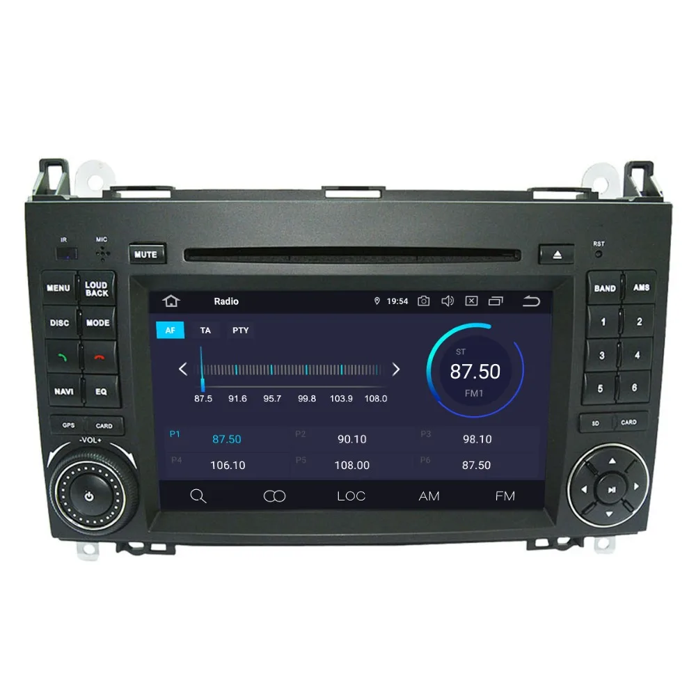 COIKA Android 9,0 Системы 2+ 16G Оперативная память автомобильный dvd-радиоплеер для Mercedes-Benz B200/W906/W209/W311/W315/W169 gps Navi BT 4 ядра 4G