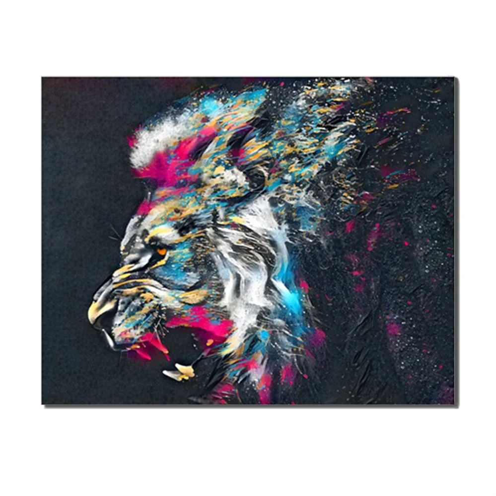 

Abstract Graffiti Tiger Canvas Wall Art Picture Prints Oil Printing Artwork For Home Living Room Bedroom Office Decor No Frame