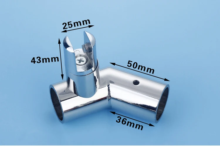 25 мм круглая трубка из нержавеющей стали Соединительный стеклянный подвесной зажим Т-образный тройник 90 135 градусов прямой угол универсальное седло фланца