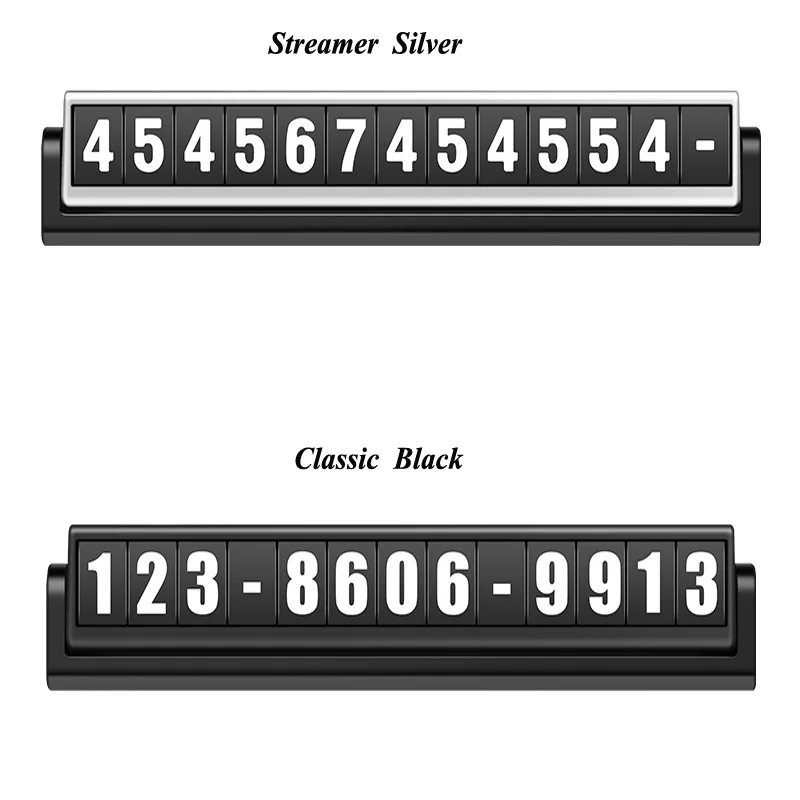 Accnic-L4-Luminous-Car-Temporary-Parking-Card-Rotatable-Hiding-Auto-Phone-Number-in-Car-Stop-Plate