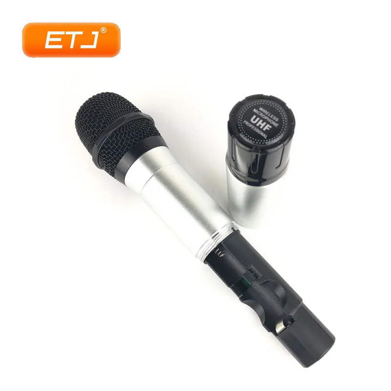 Portable Karaoke UHF Wireless Microphone Double