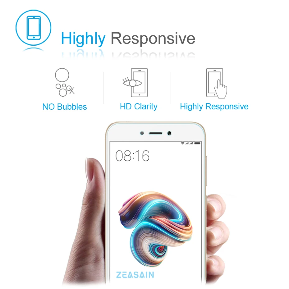 2 Pack Original ZEASAIN 2.5D Tempered Glass Screen Protector For Xiaomi Redmi 5A Redmi5A Xiomi Redmi 5 A Toughened Glass Film (5)