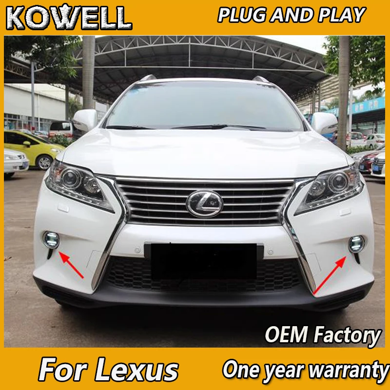 KOWELL стайлинга автомобилей для Lexus GS LX RX GX 200 270 300 350 400 430 460 570 светодиодный туман