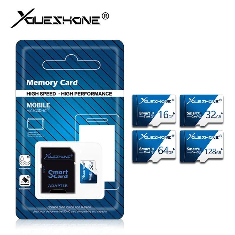 Новейшая высокоскоростная синяя флеш-карта памяти SD Tarjeta 16 Гб карта памяти 32 Гб micro sd карта 4 ГБ 8 ГБ sdhc/sdxc tf карта