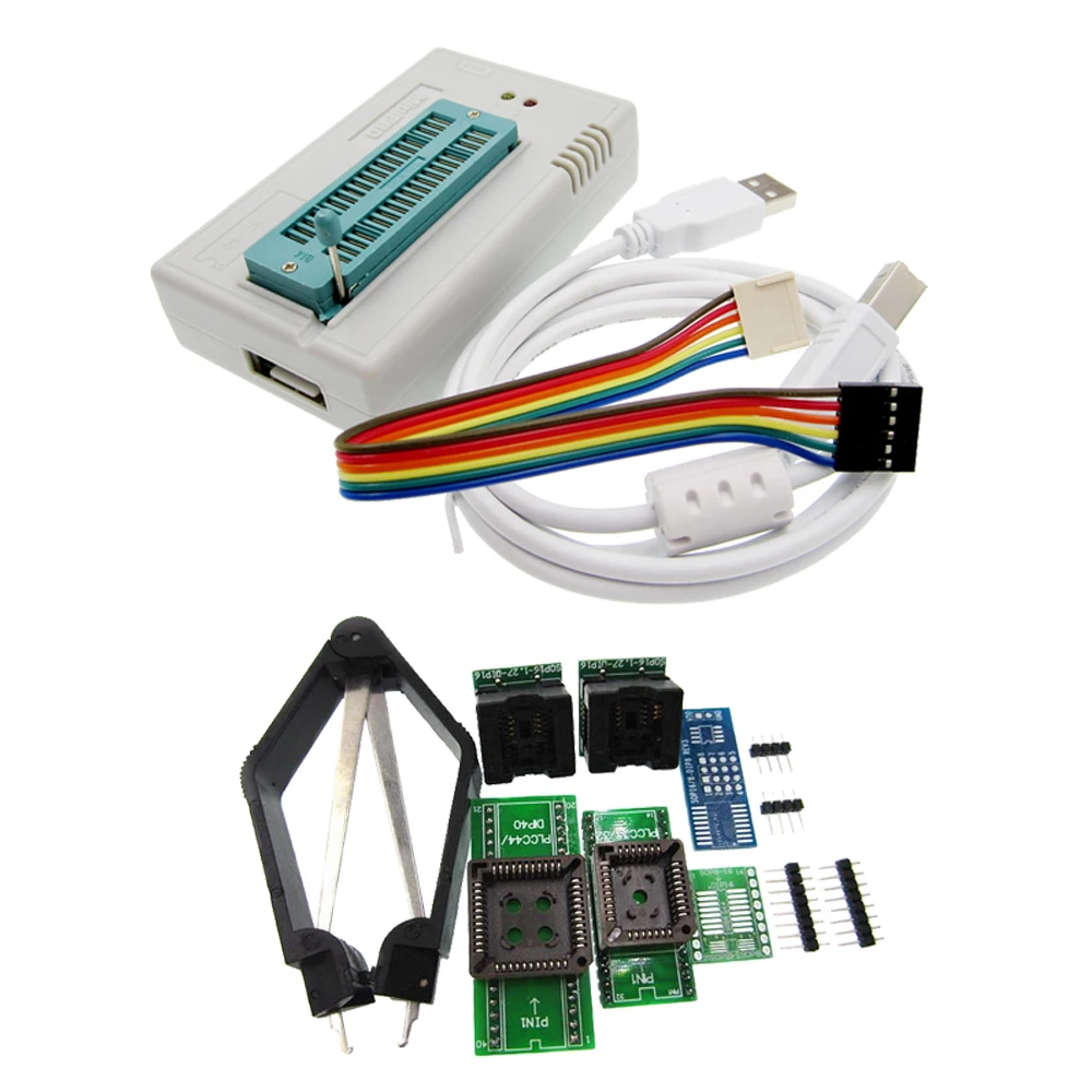 HAILANGNIAO 1 комплект V7.05 TL866II Plus программист USB EPROM Nand FLASH BIOS EEPROM 8051 24 93 25 также есть proman |