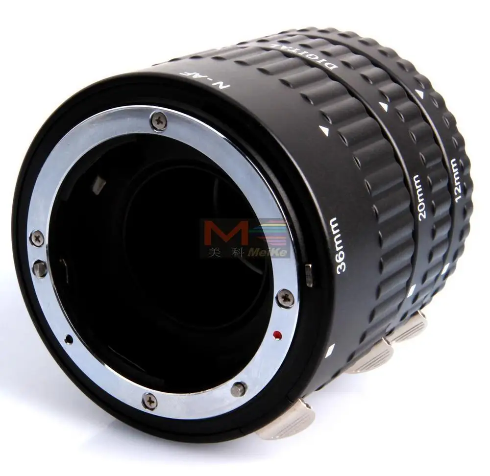 Tubo de Extensão de Macro de Foco Adaptador para Nikon Conjunto de 12 36mm com Anel D5000 e Todas as Lentes de Câmera Automático Meike Dslr 20 D3100 - Image 3