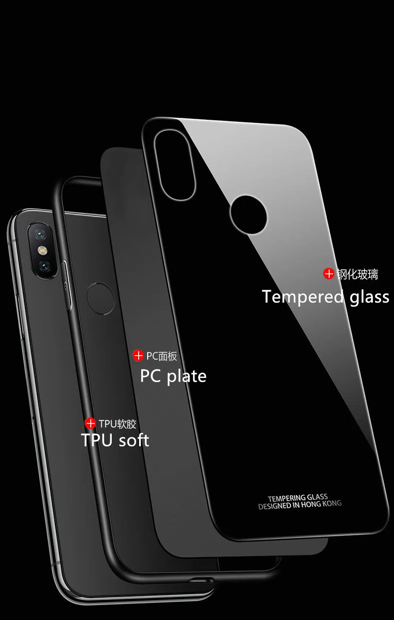 Роскошный оригинальный чехол из закаленного стекла для Xiaomi mi 8 se телефона мягкий