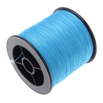 

500 M 30 LB 0.26mm fishing line strength PE Braided 4 Strands blue