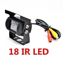 Rear View Car Bus 18 IR LED Reversing Security CCD Camera Waterproof Night Mode PAL OR NTSC