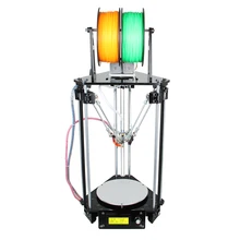 Geeetech Автоматическое Выравнивание 3D Принтер Двойной Экструдер Дельта Rostock Mini G2s Новый Модернизированный DIY Печать Комплектов LCD2004 Бесплатная