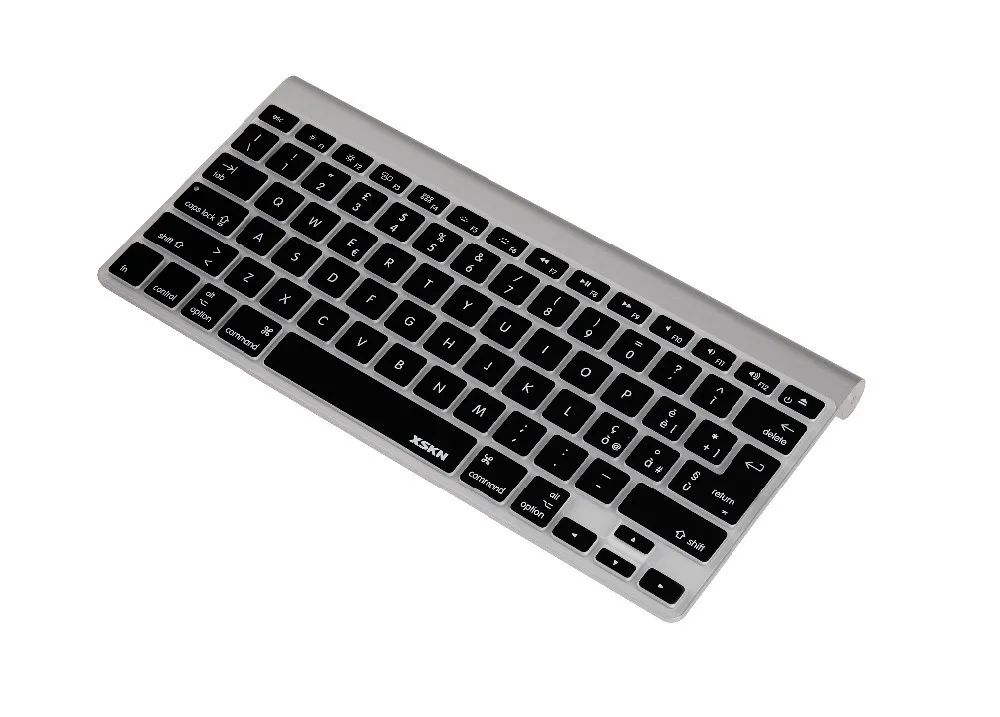 XSKN итальянская/английская клавиатура кожаный силикон клавиатура для ноутбука протектор для Macbook 13 15 17, черный розовый, зеленый