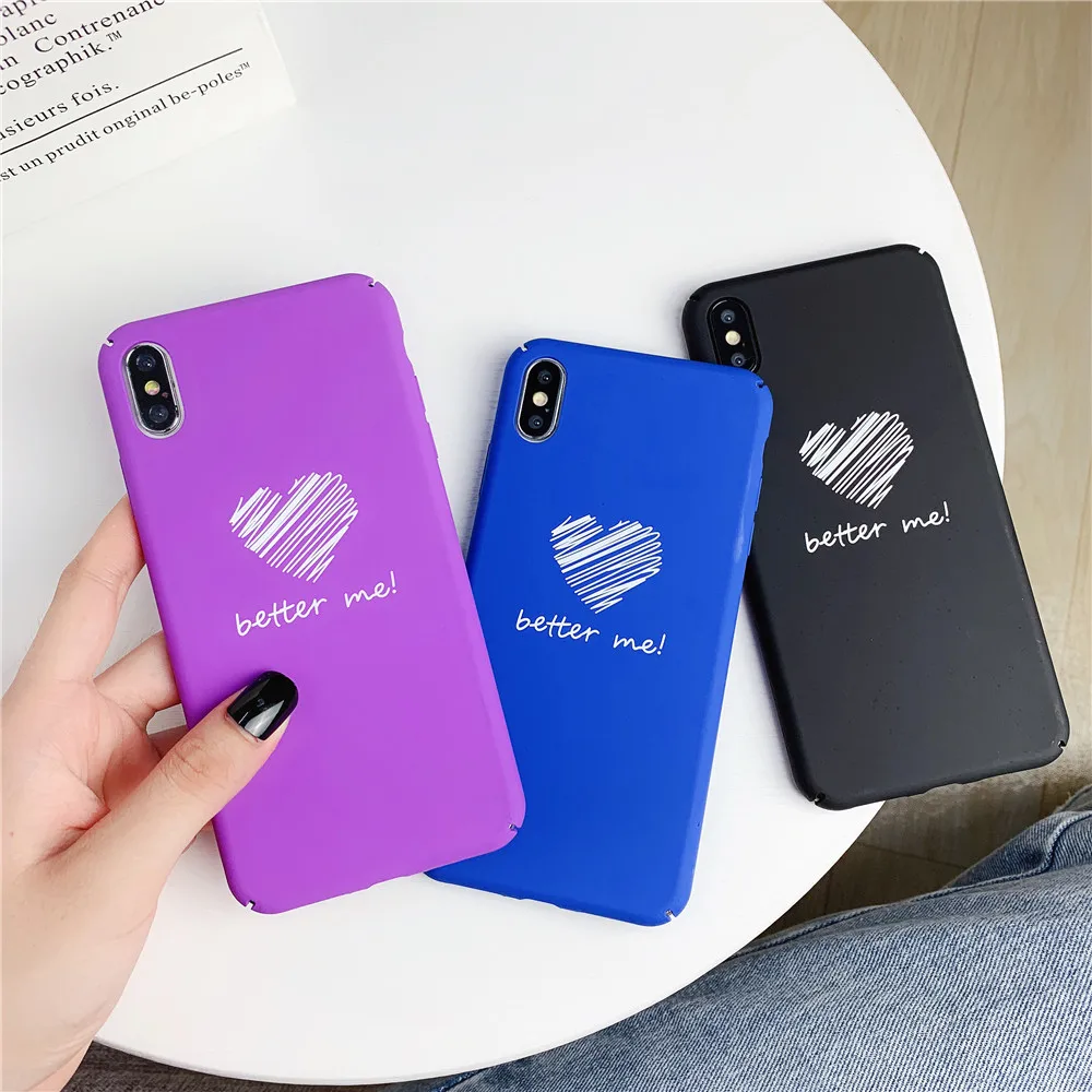 KISSCASE простой чехол для Samsung Galaxy A70 A50 A30 A60 A40 A90 A80 Love Heart подходит A3 A9 A7 A8 2018 2017 |