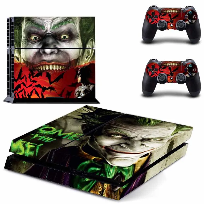 Joker для PS4, Виниловая наклейка для sony playstation 4, консоль и 2 контроллера, наклейка, аксессуары для игр - Цвет: 4