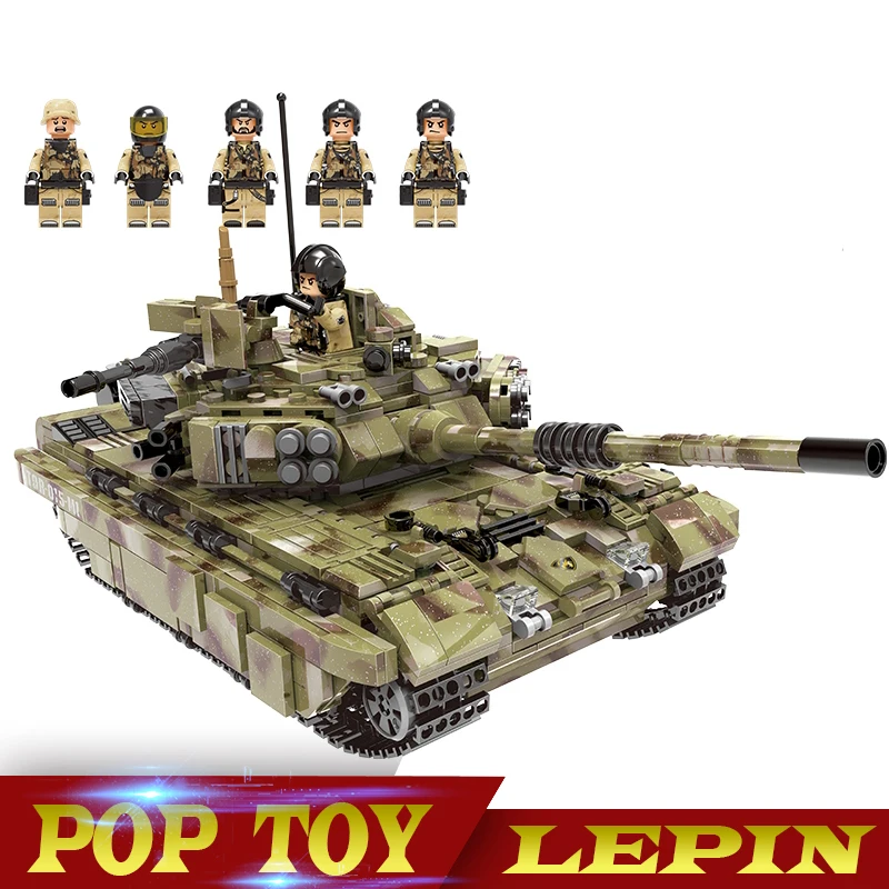 

XINGBAO 06015 Genuine 1386Pcs Military Series The Scorpio Tiger Tank Set Building Blocks Bricks Toys Educational Christmas Gifts